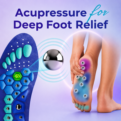 Invora Insoles – Magnetic Acupressure Comfort Support