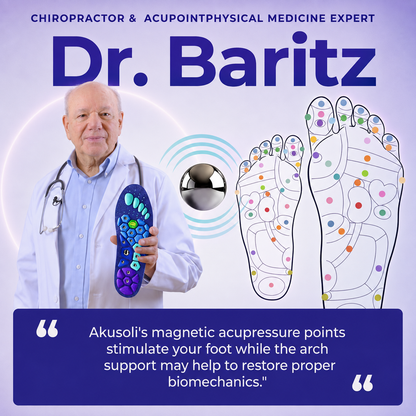 Invora Insoles – Magnetic Acupressure Comfort Support